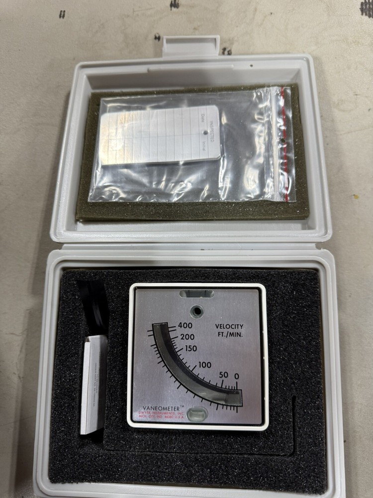 Dwyer 480 Vaneometer Swing Vane Anemometer B34