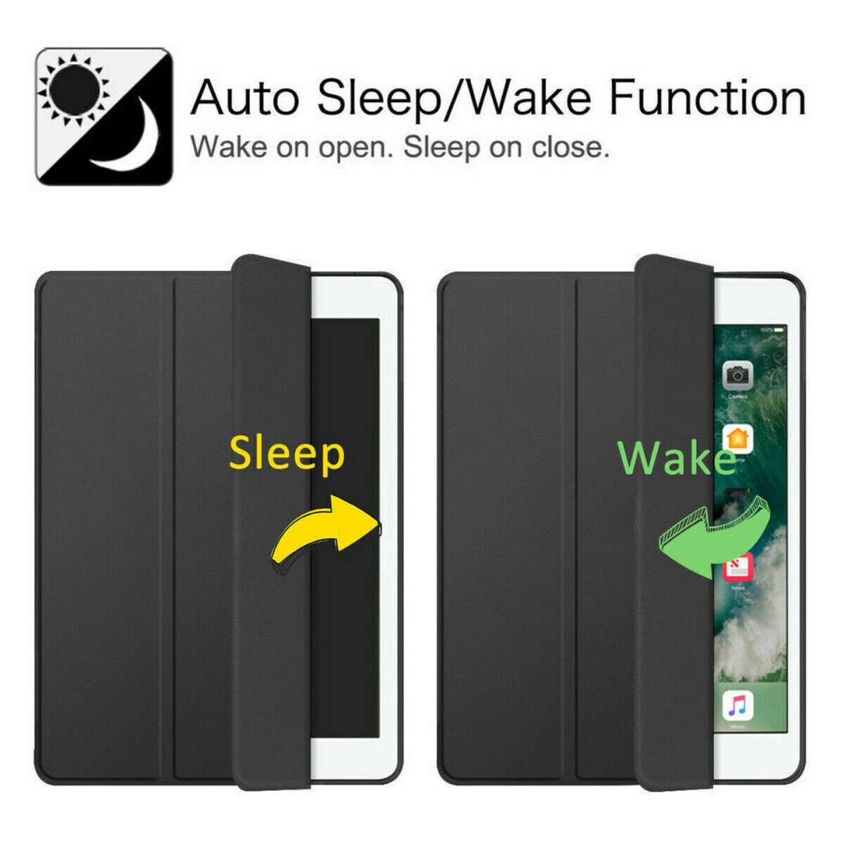 Leather Stand Flip Case For Apple iPad 9th 8th 7th 6th 5th Generation 10.2 Cover