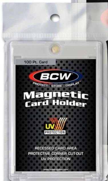 32 BCW 100 Point UV Protected Magnetic Thick Trading Card Holders