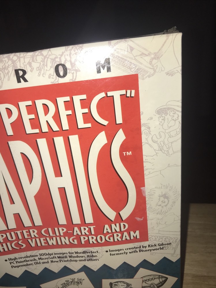 CD-ROM Pixel Perfect Graphics Computer Clip Art IBM Compatible New Software