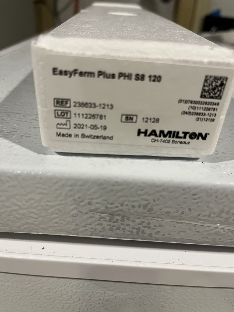 New Hamilton EasyFerm Plus Phi S8 120 Ph Electrode Probe