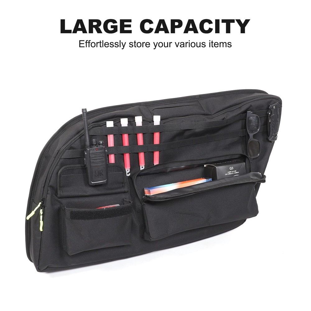 Black Trunk Left Side Window Storage Bag For Cadillac Escalade 2007-2014