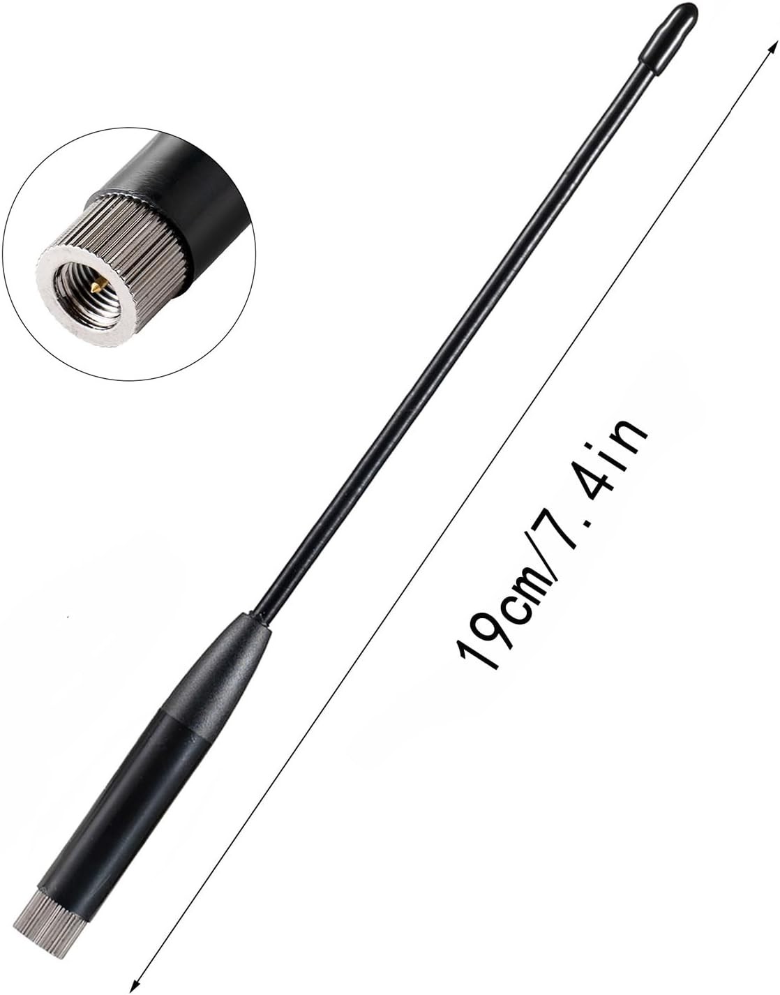 915MHz LoRa Meshtastic Whip SMA Male Omni Antenna 10dBi Gain(2 Sets)