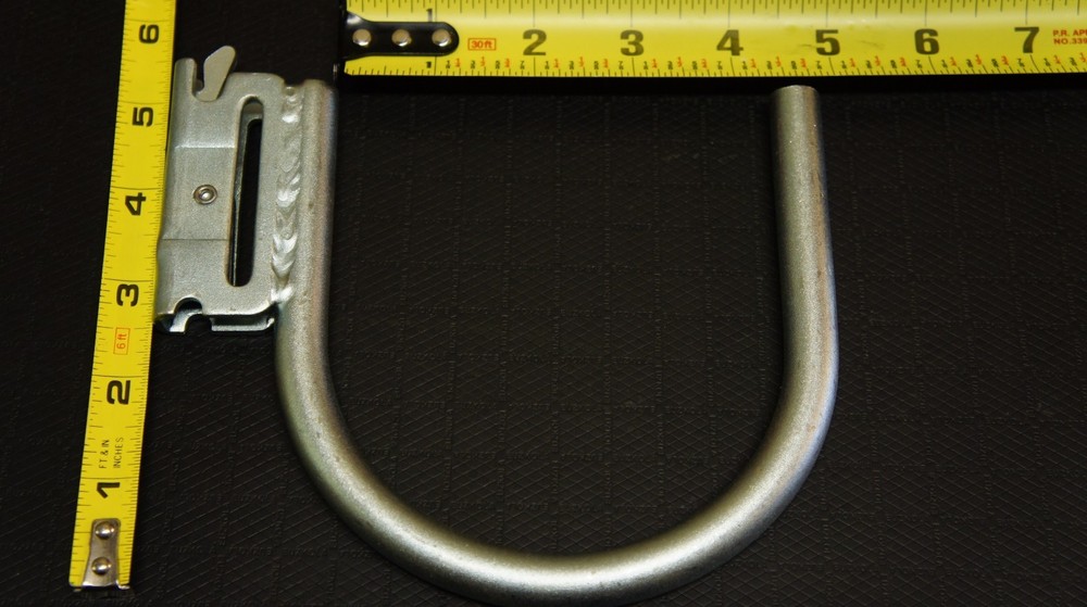 2 E Track J Hook Enclosed Trailer Cargo Van Motorcycle Helmet Jacket Tool Rack