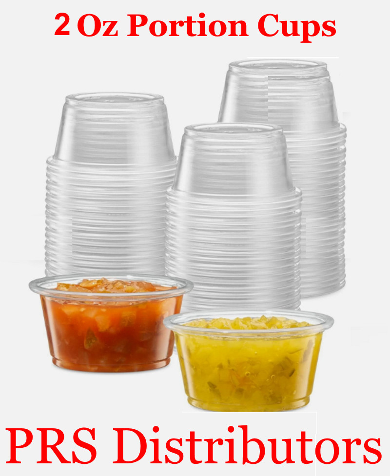 2 oz Portion Cups Disposable Plastic Portion Cups 2 Oz Containers 50 PCS No Lids