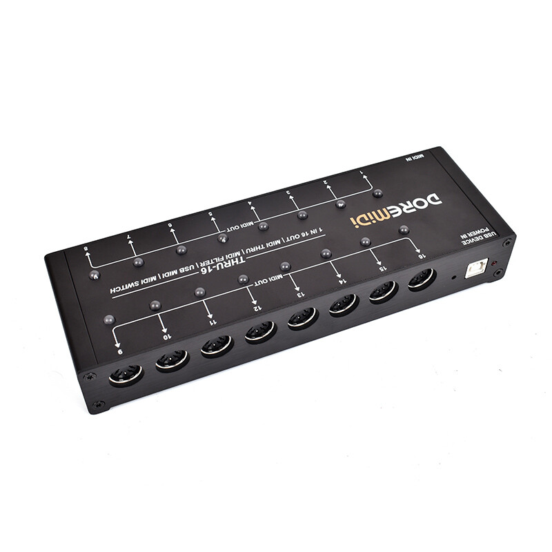 DOREMiDi MIDI THRU-16 Box Filter and Switch Controller