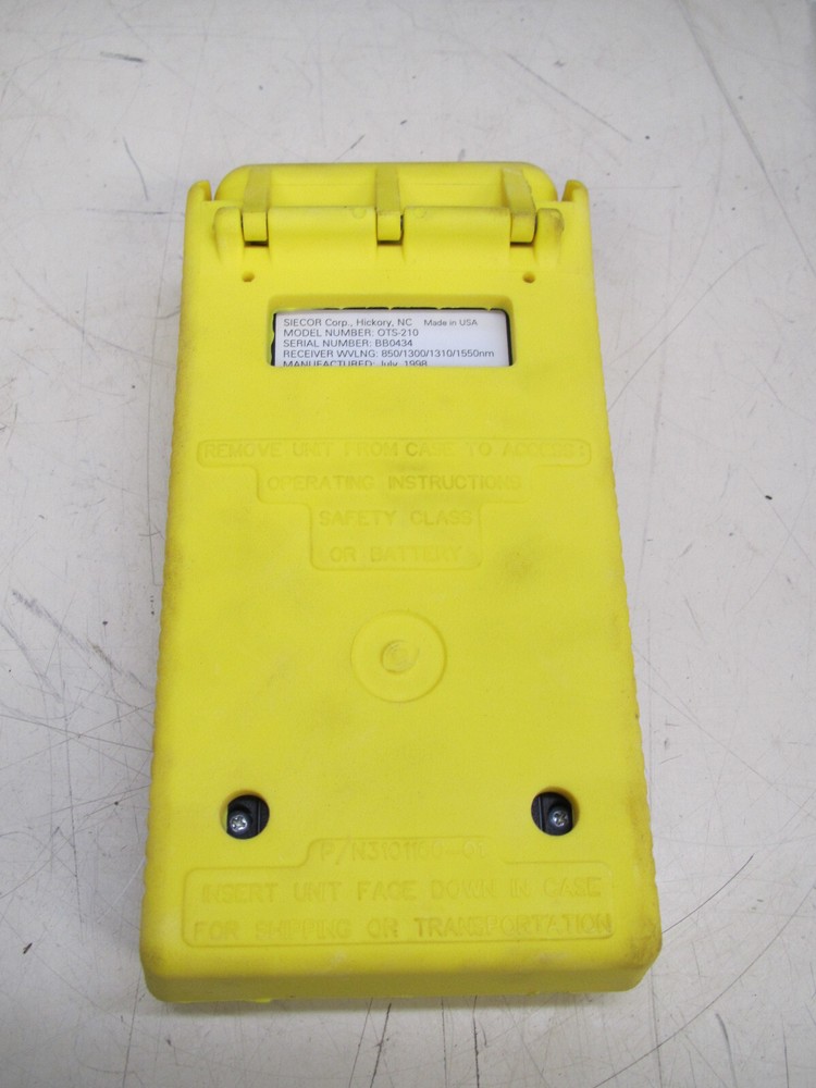 Siecor ORS-200 Optical Meter w/ OS-300 Optical Source & Accessories Used