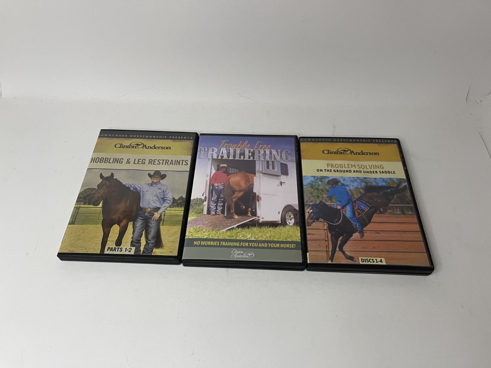 Clinton Anderson Trailering, Leg Control, and Ground Problem-Solving 3 Courses