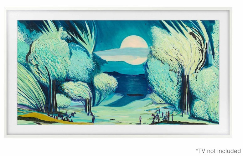 Samsung 55 inch The Frame Customizable Bezel In Modern White (2025)