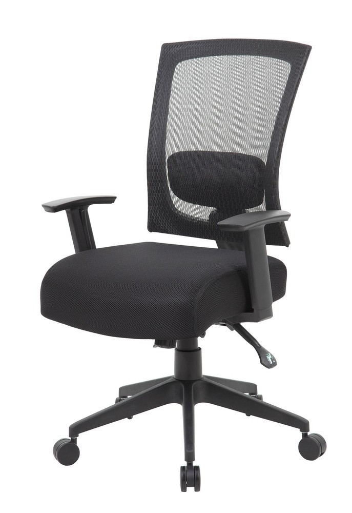 Boss Contract Mesh Back Task Chair MODEL # B6716-BK