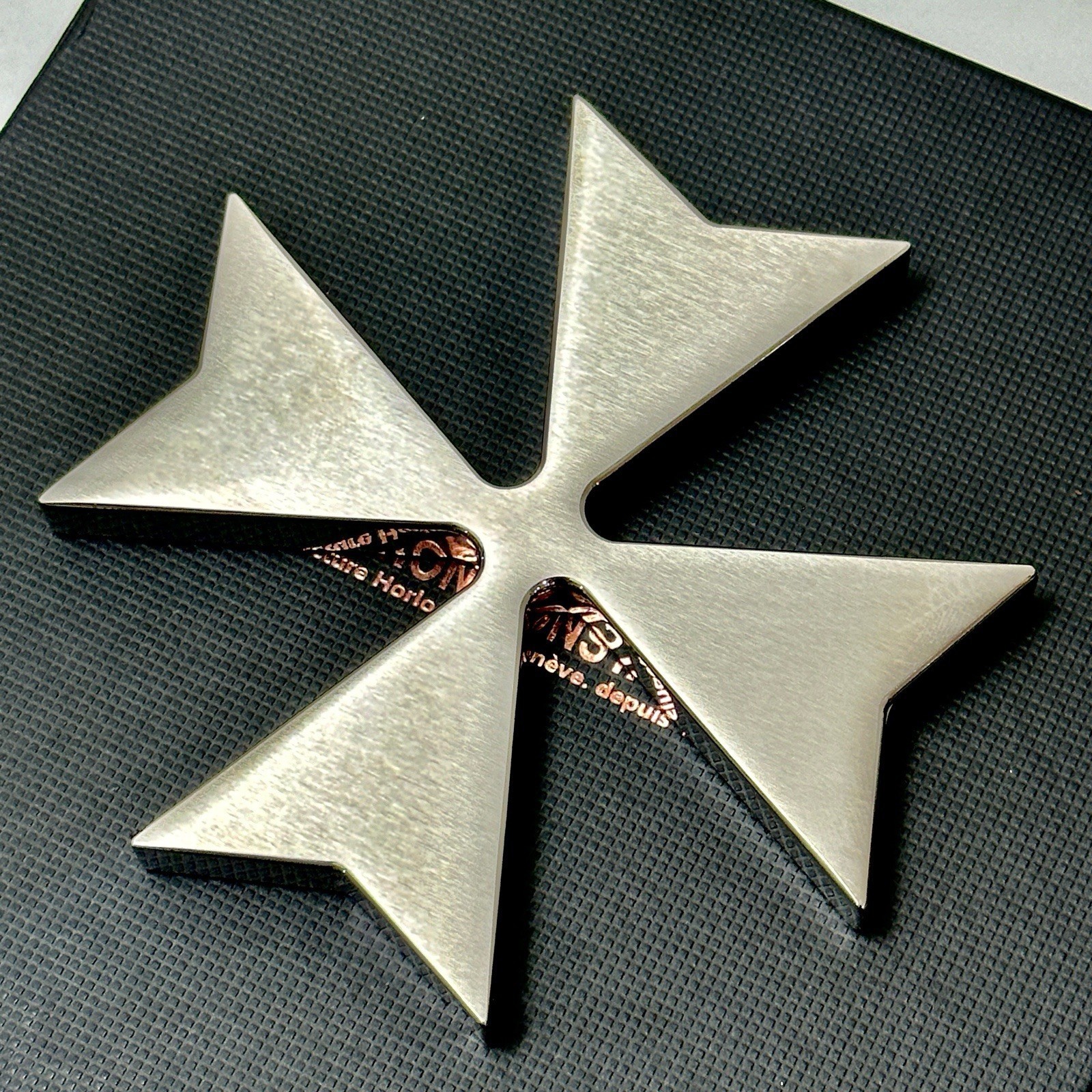 Vacheron Constantin Maltese Logo Stainless Steel Heavy Paperweight AD VIP Gift