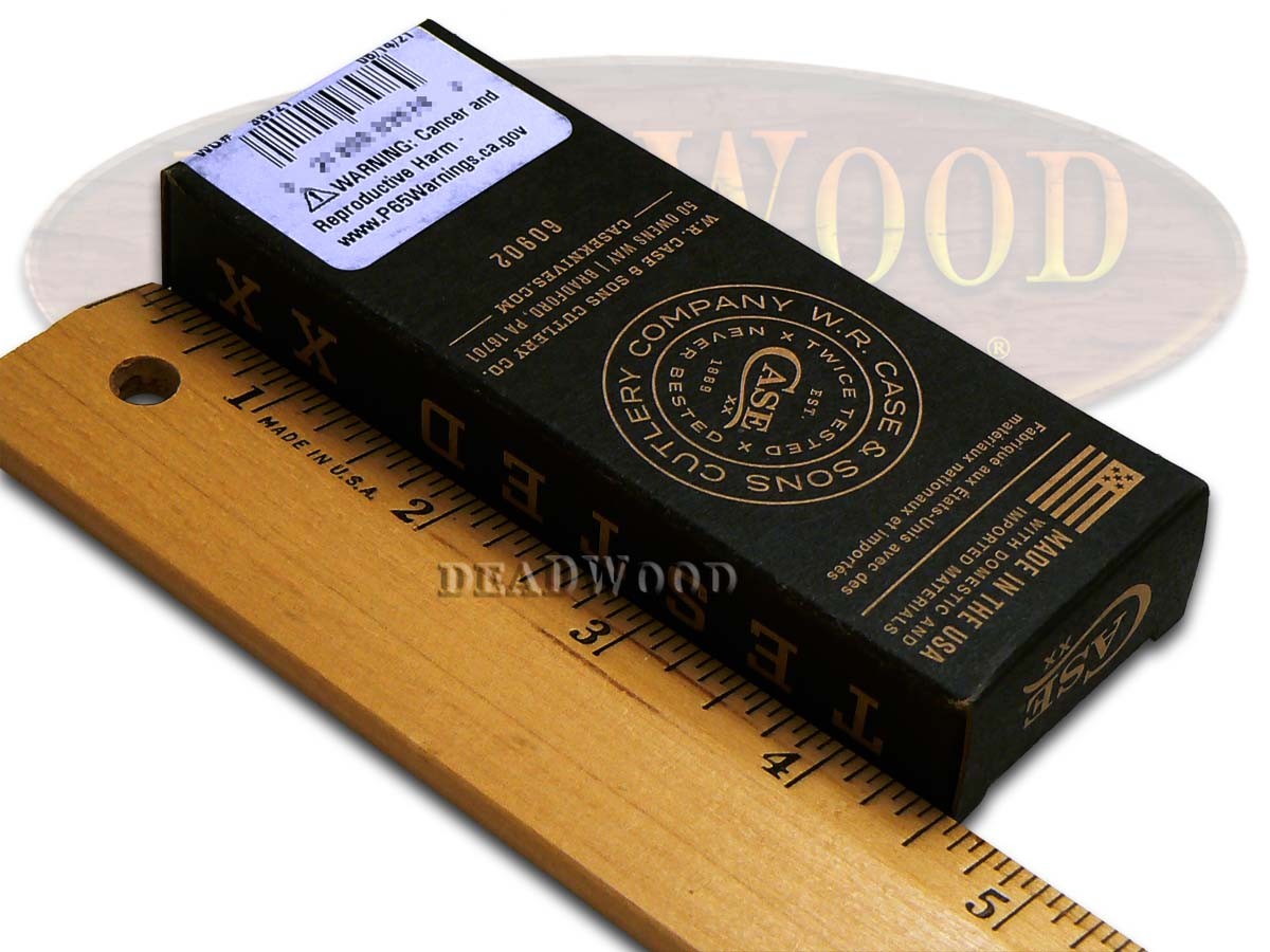 Case xx Knife Boxes for Pocket Knives Black & Tan Quantity of 5