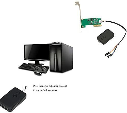 32Bit PCI 2.4G Wireless Switch Turn On/Off Desktop Computer Remote Control PC