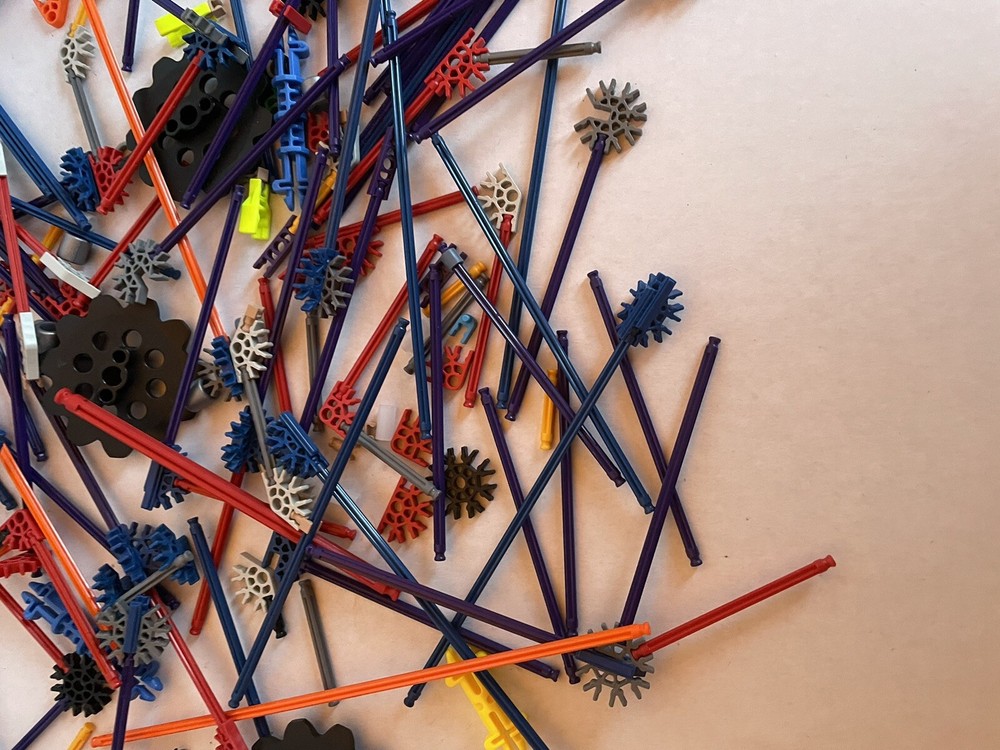 K’nex Building Set Replacement / Extra Pieces Connectors Tracks Rods