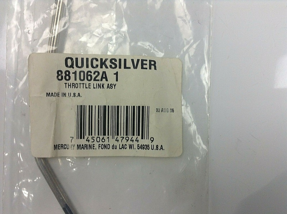 Quicksilver Throttle Link Assembly Part # 881062A 1