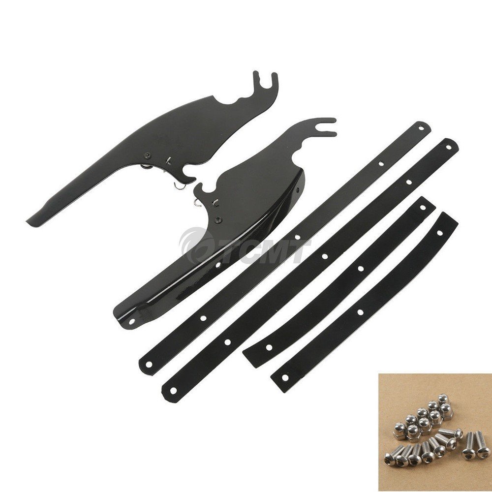 Windshield Bracket Mount For Harley Softail FLS FLST FLSTC FLSTF FLSTFB 2000-17