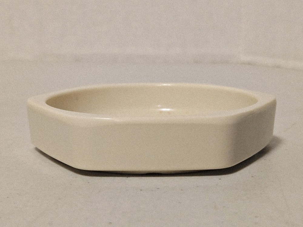 (11) Yanco 4" Melamine Hexagonal Sauce Dish 3oz, Gold Orchid, Stackable