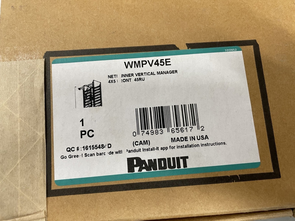 Panduit WMPV45E NetRunner Vertical Dual-Sided 45RU Manager