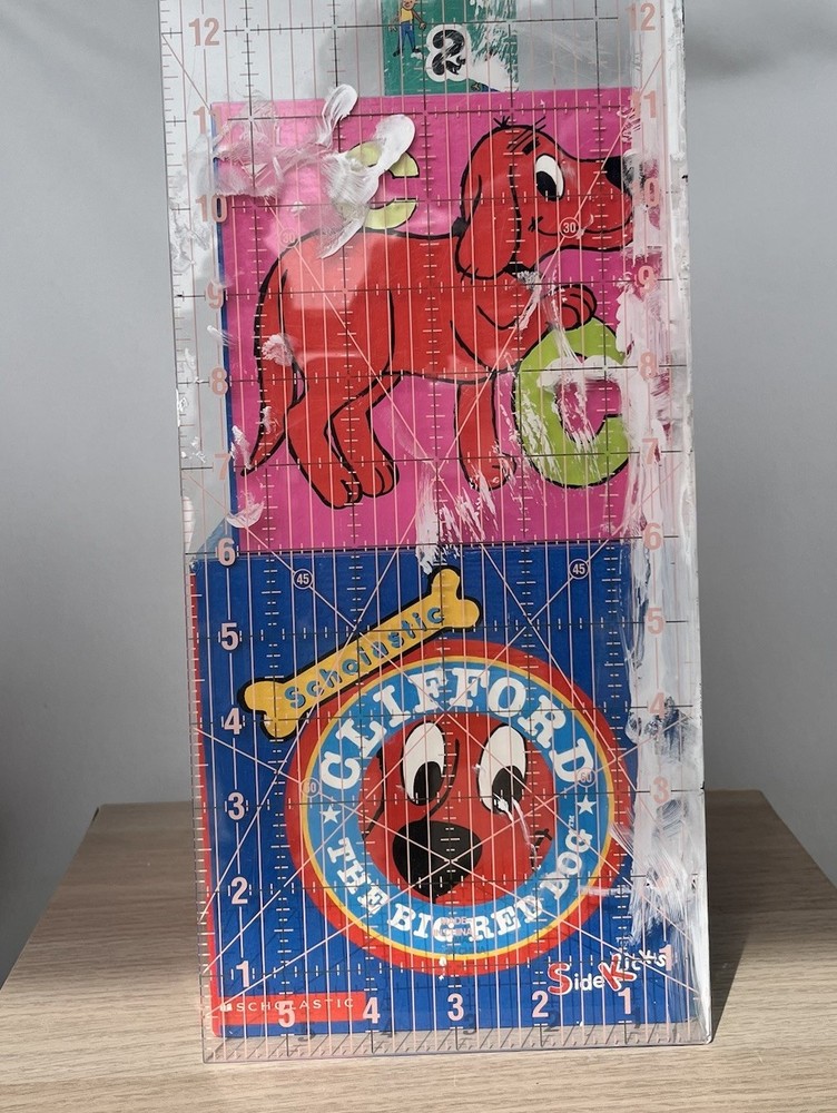 Scholastic Books 1999 Rare CLIFFORD Stacking Blocks CUBE
