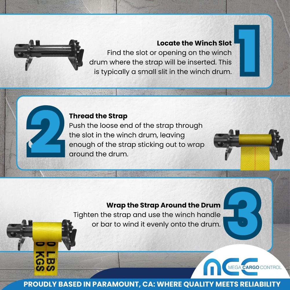 4" Low-Profile Combination Winch Bracket - Low Profile Securement System for Tie