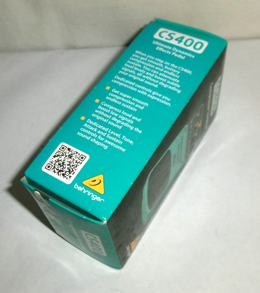 Behringer CS400 Compressor Sustainer Pedal new in box