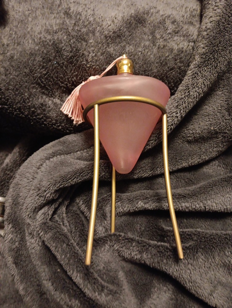 Art Glass Perfume Bottle With Stand