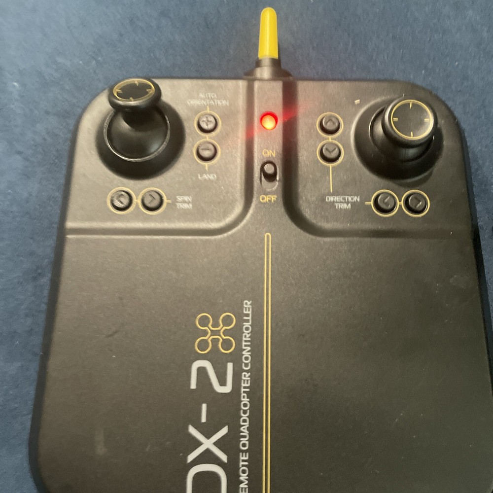 SHARPER IMAGE DX-2 Remote Quadcopter Drone And Controller Both Power On READ DES