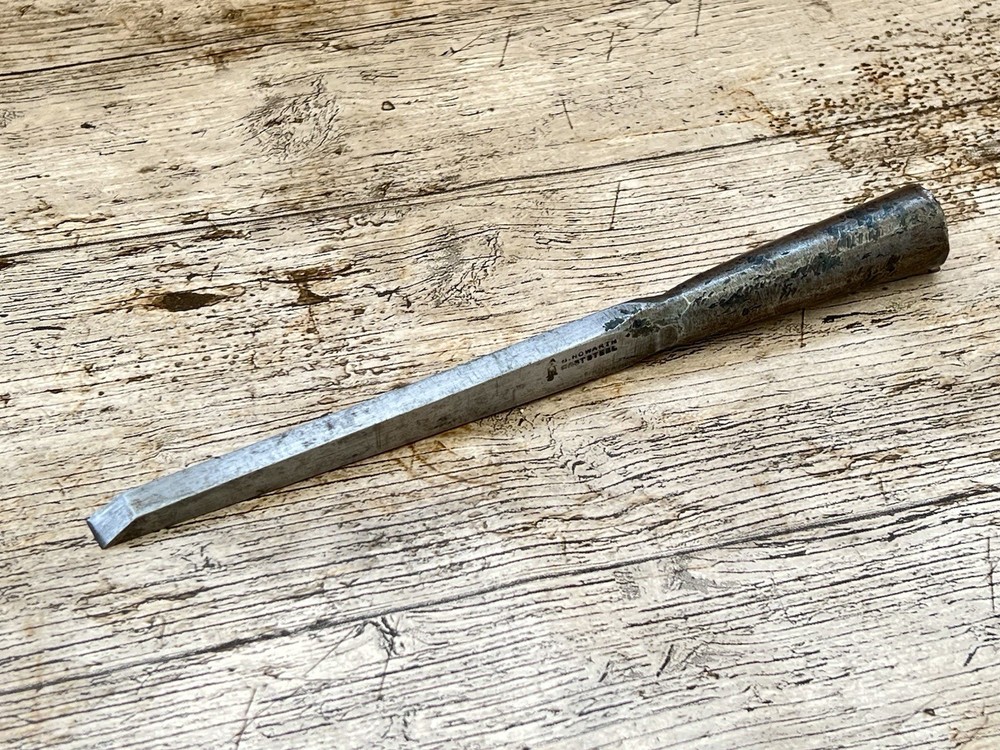 Antique Very Rare J. HOWARTH 3/8" Socket Mortice Chisel~No Handle