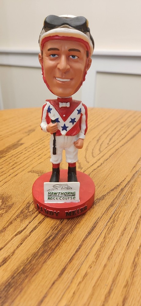 Randy Meier Hawthorne Racecourse Bobblehead.No Box.