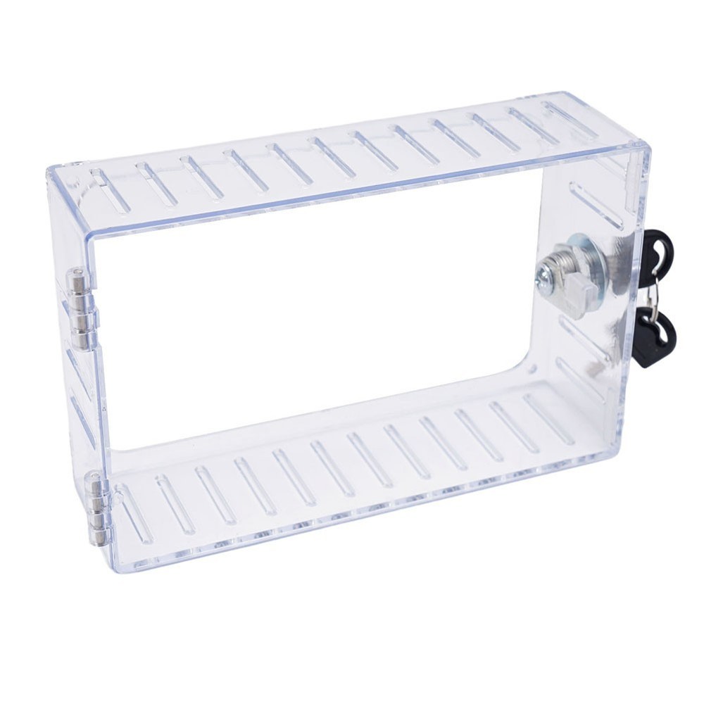 Transparent Thermostat Lock Box with Keys for Enhanced Security Features