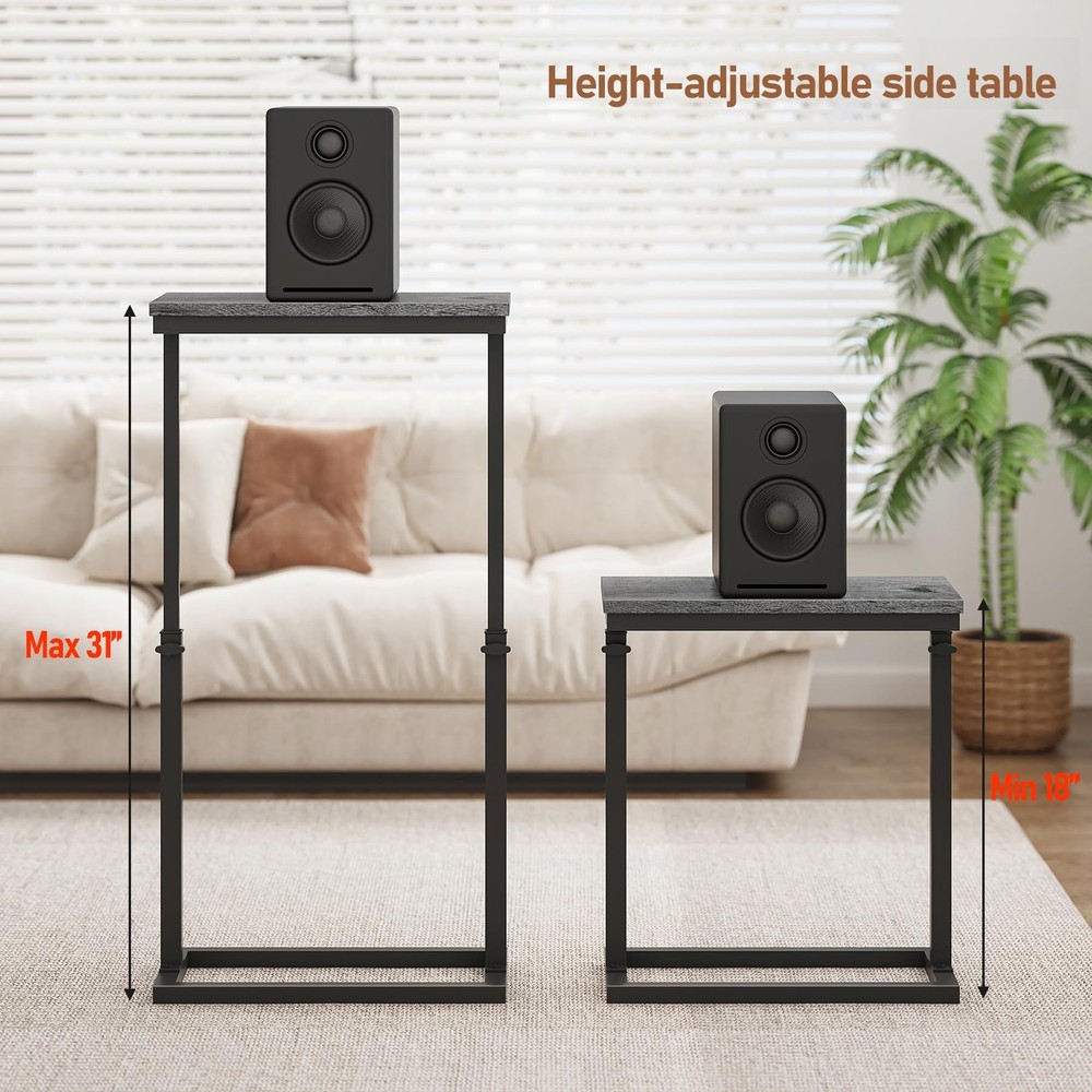 End Table, Side Table, Tall Couch Table, Sofa Table, Living Room, Bedroom, Gr...