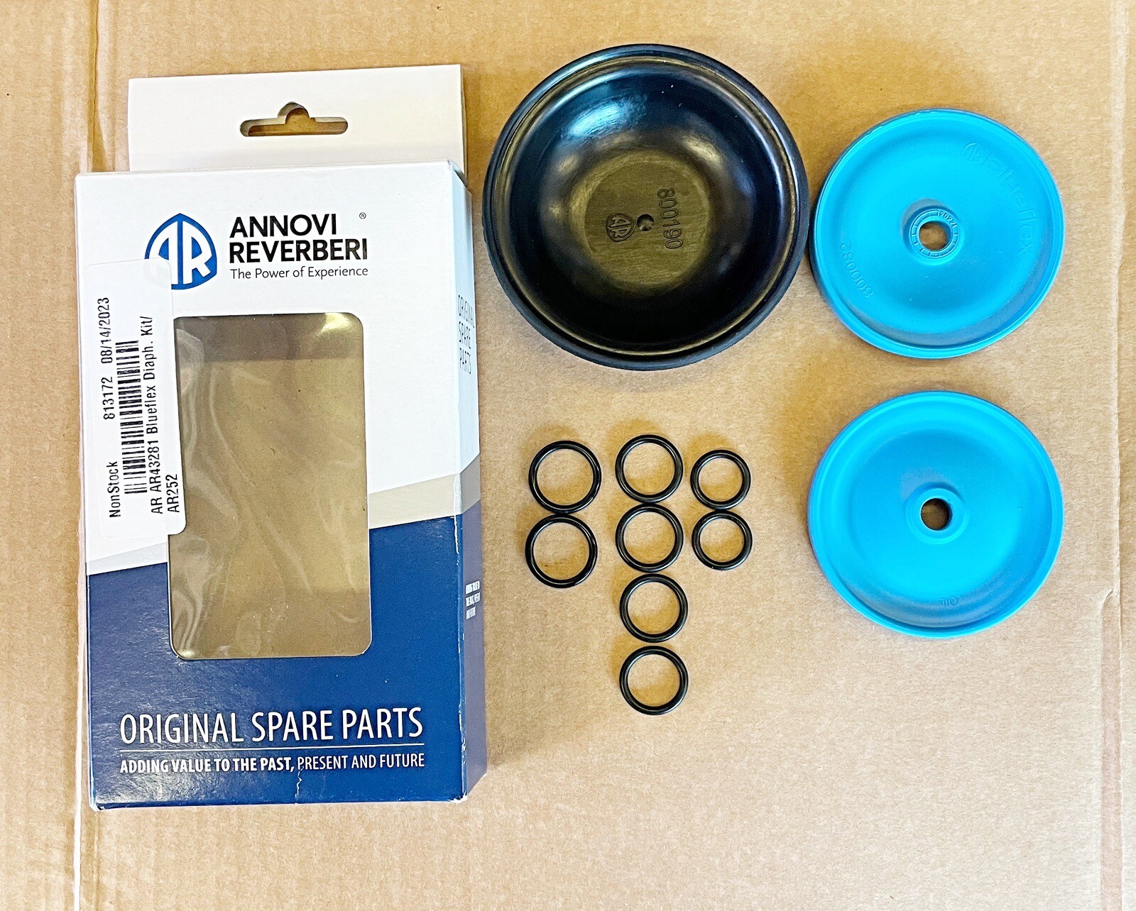 Hypro / AR D252/D19 Blue Flex Diaphragm Kit, AR43281 Kit 1723 Blue Flex