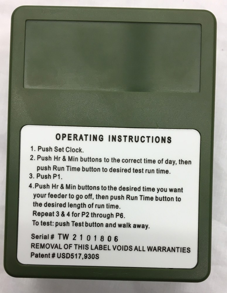 The-Timer TWO STAGE FISH FEEDER TIMER