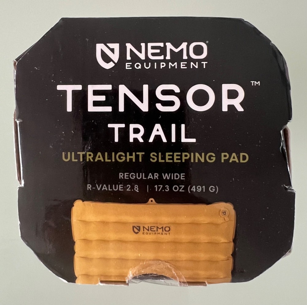 Nemo Tensor Trail Insulated  Sleeping Pad Regular Wide Ultralight *NEW*
