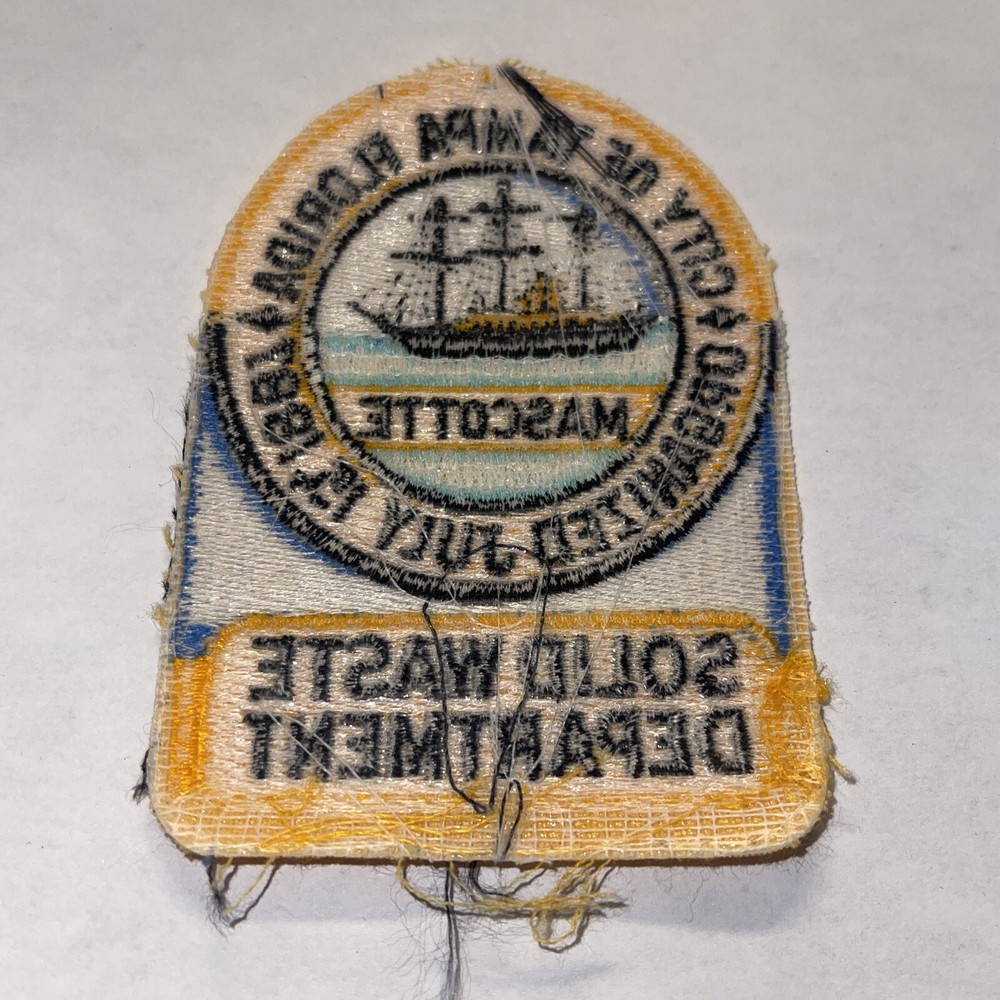 Rare Tampa Florida solid waste department salesman sample￼ patch obsolete