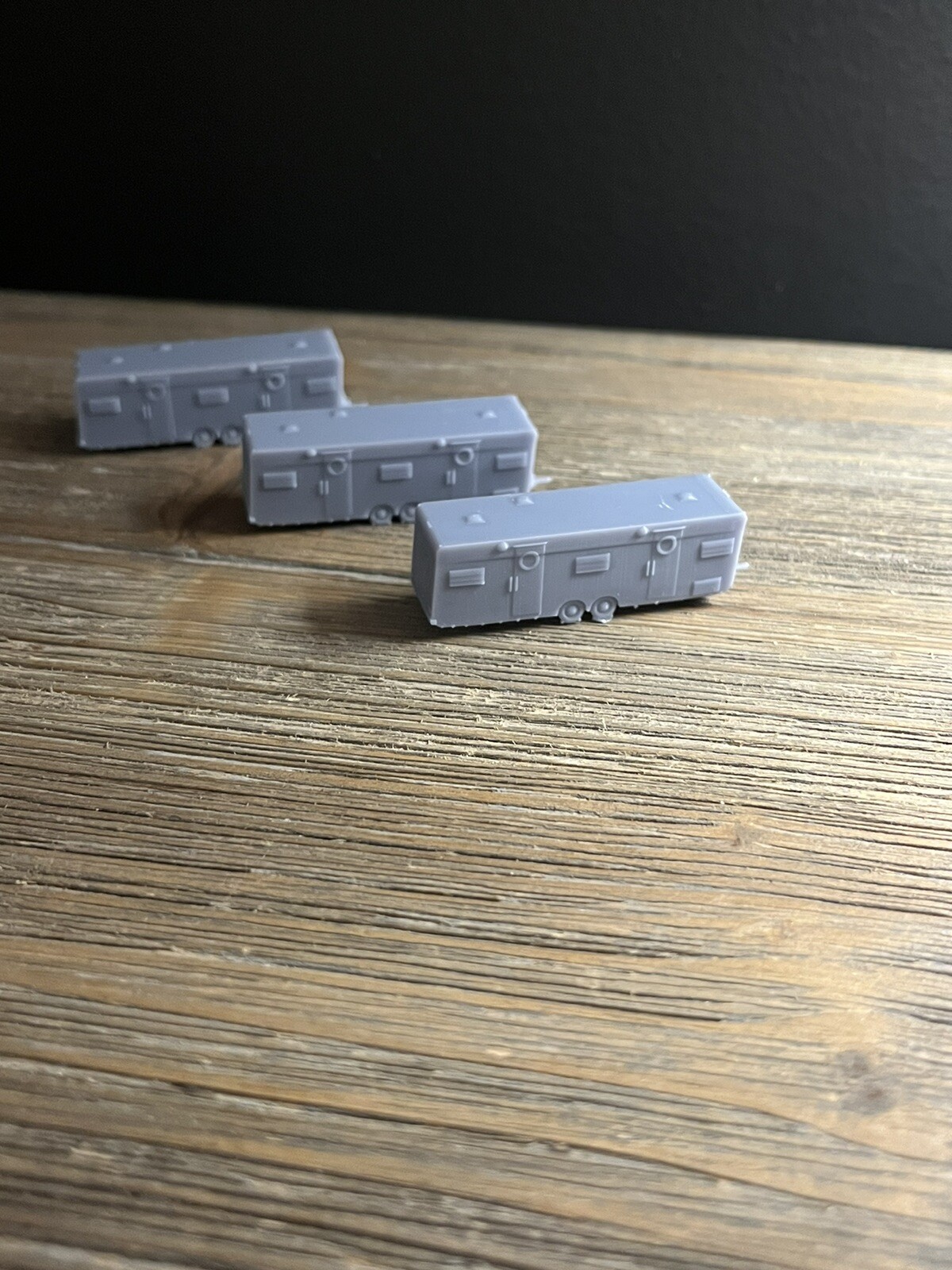 N SCALE 1:160 CAMPING TRAILERS (3pk)