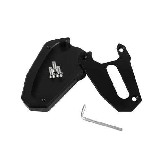Kickstand Extender Enlarger Pad Side Stand Extension Plate Replacement Black