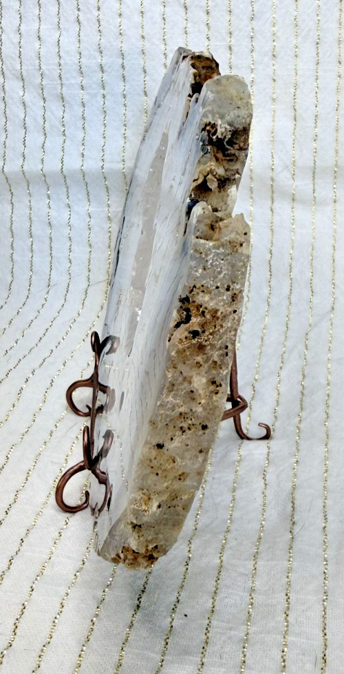 Grey Lace & Quartz Slab