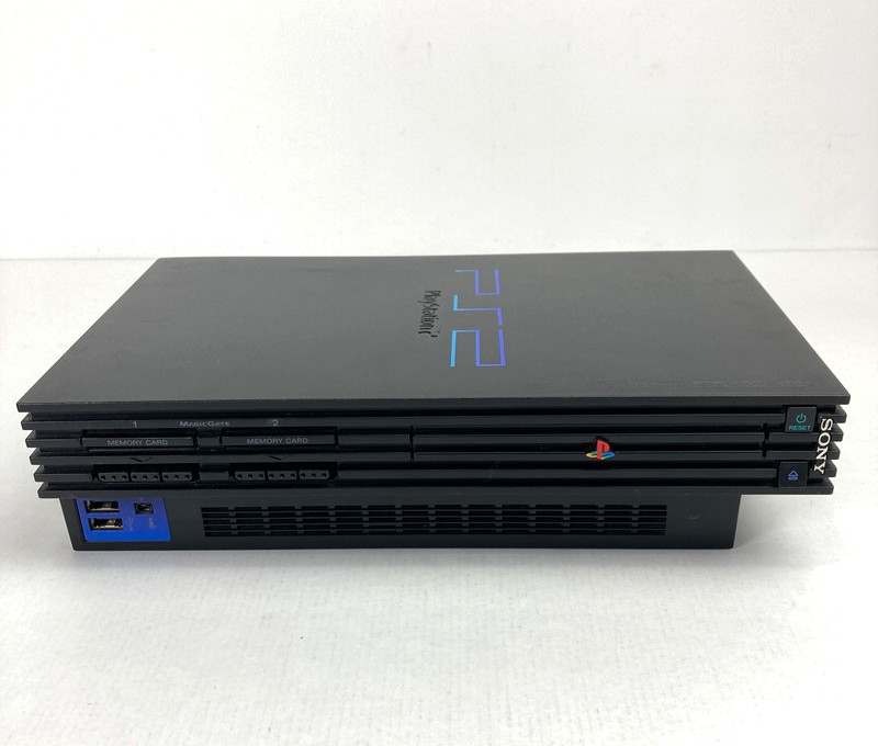 Sony PlayStation 2 PS2 SCPH-30000 Black Console Tested With Controller, Cable