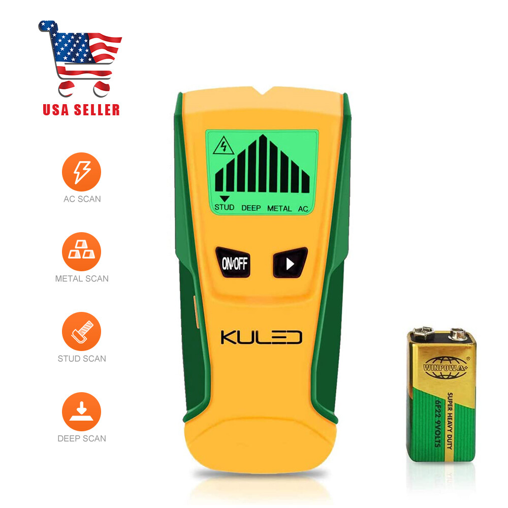 Stud Finder, 3 in 1 Multi-Function Wall Stud Sensor Detector with LCD Display