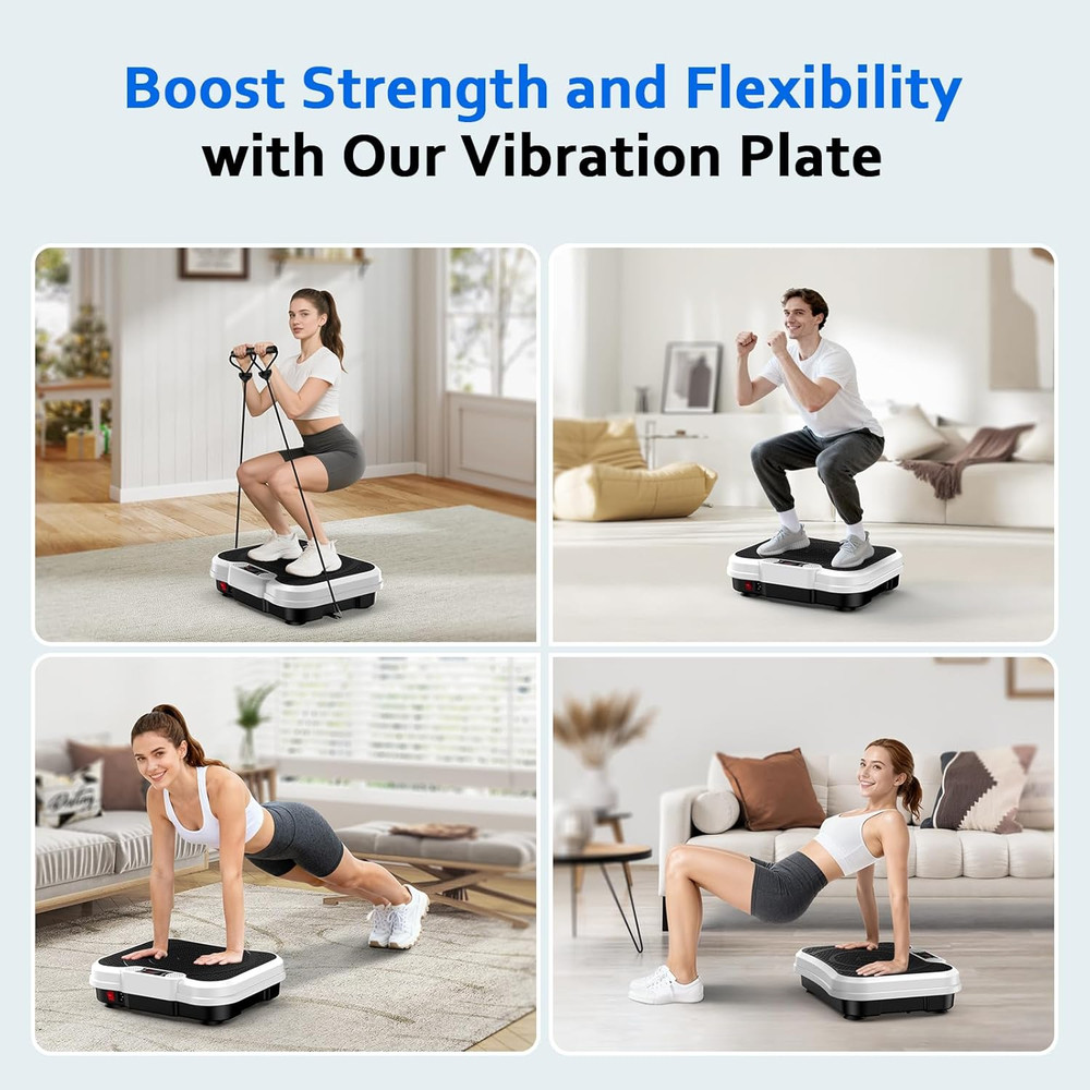 Vibration Plate Exercise Machine for Lymphatic Drainage, Vibration Platform for