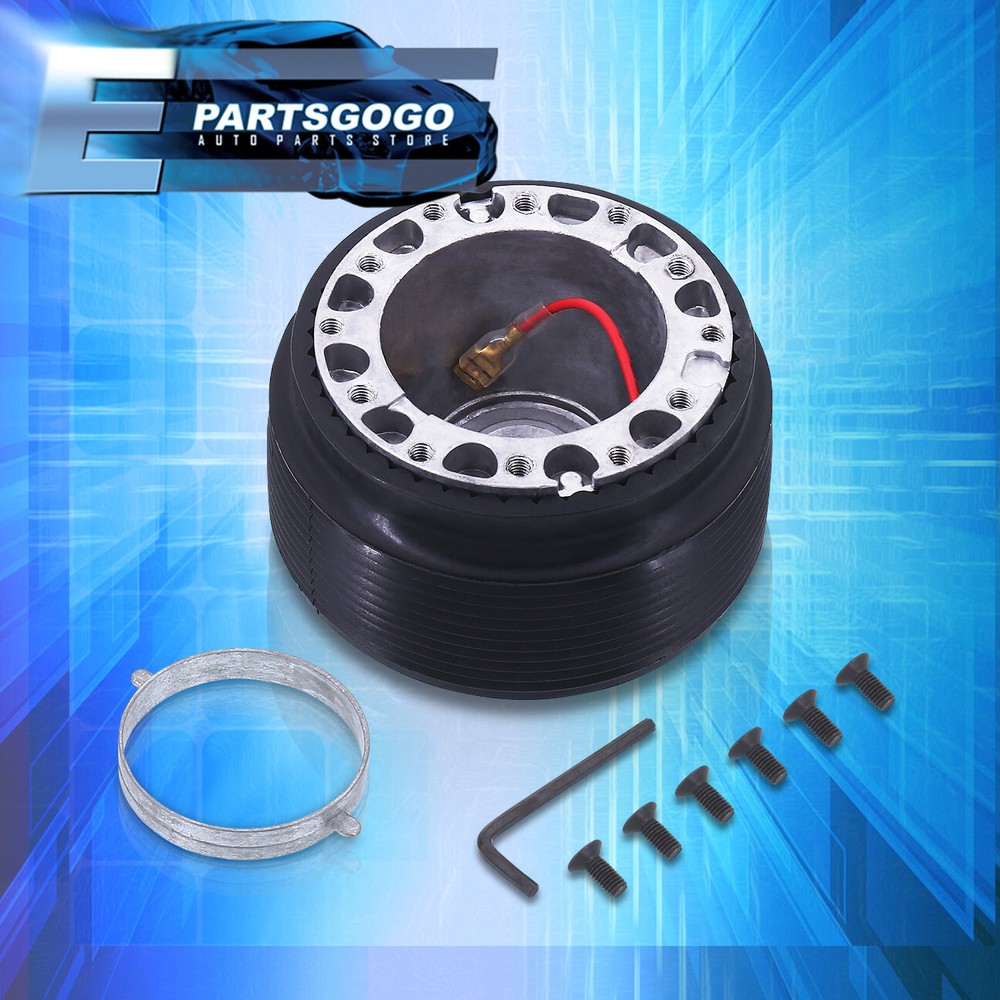For 90-05 Mitsubishi Eclipse DSM Steering Wheel 6 Hole Bolt Pattern Adapter Hub