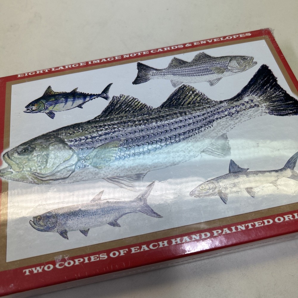 8 Large “Fish” Cards By Paul Stephen Sherbacow