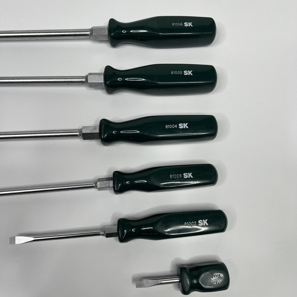 SK Professional 86006 11 Pc Combination Screwdrivers Phillips/Flat Head
