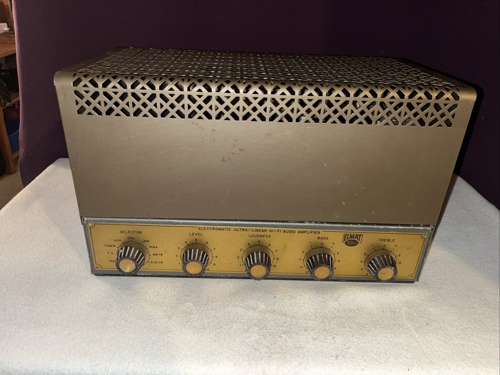 Williamson Type HI-FI Amplifier W/ Compensated Pre-Amplifier Model WAK Working!!