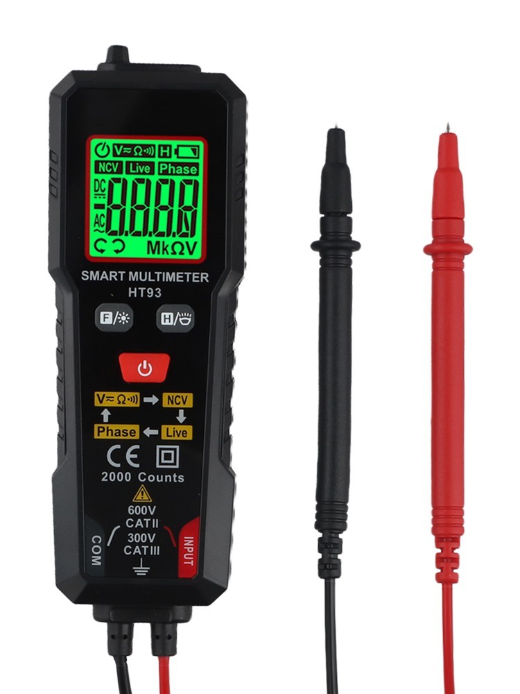 HT93 Handheld NCV DETECTION Multimeter Essential Tool for Electrical Work