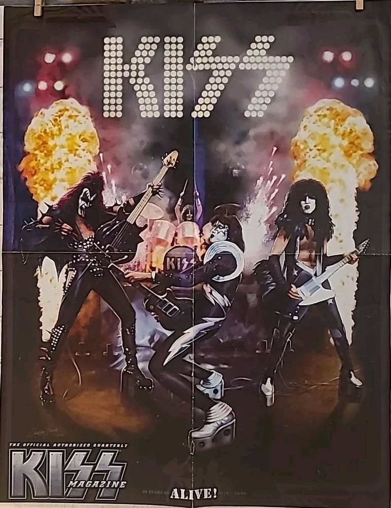 Kiss Magazine 2005 Alive! 30 Year Poster