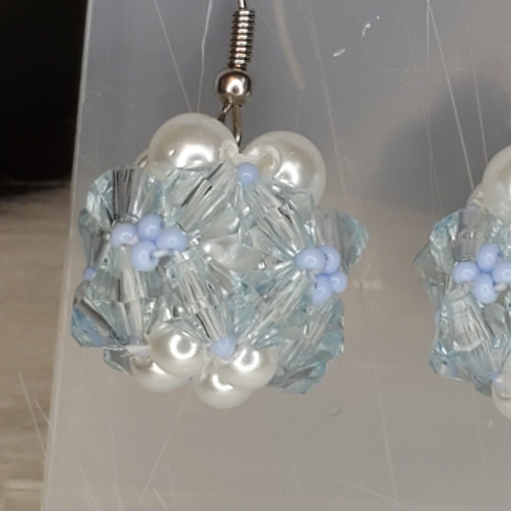 Multi Colored Beaded Earrings Drop