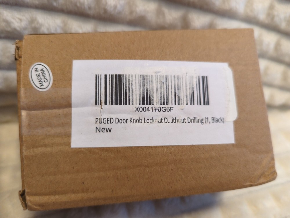 Puged Door Knob Lockout Black