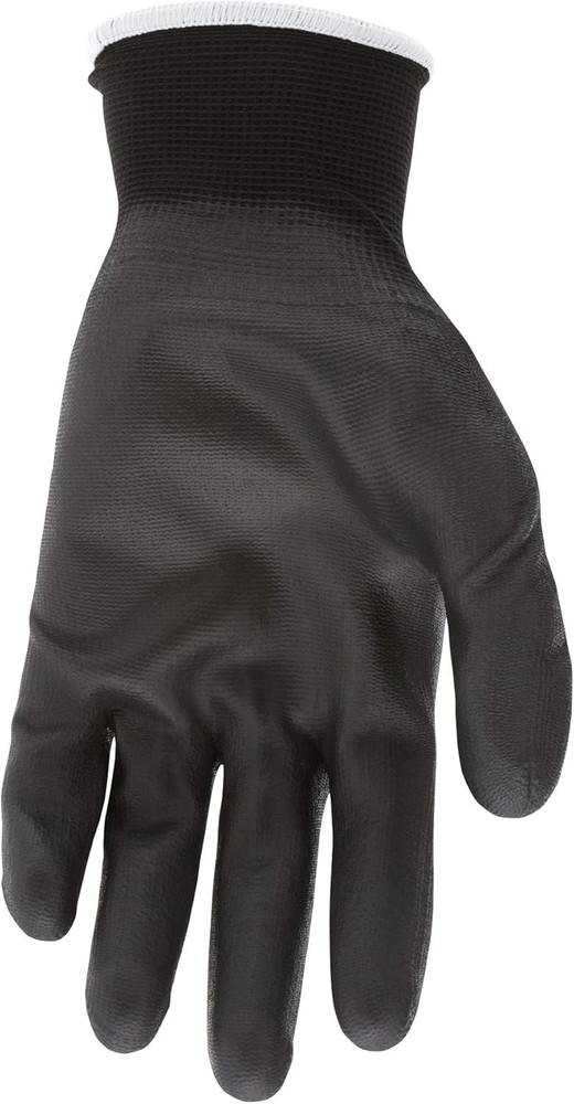 MCR Safety Work Gloves - 13G Nylon Shell & Polyurethane Coating, 1 Pair